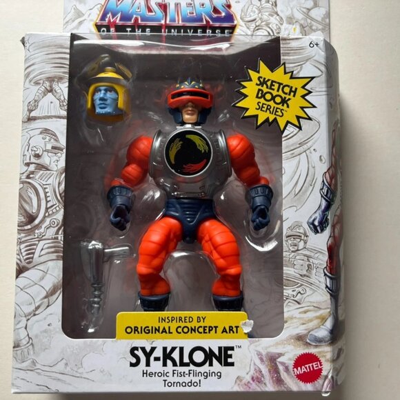 NEW Mattel Masters of the Universe Origins Sketchbook Series Sy-Klone 5'' Action - Picture 4 of 8